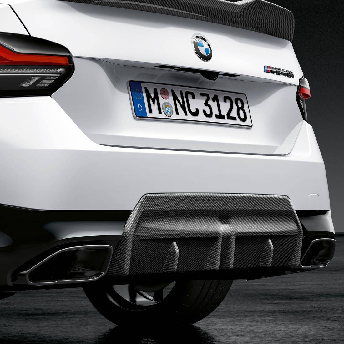 BMW 220i, 230i & M240i Genuine M Performance Carbon Fibre Rear Diffuser (2021+, G42), Rear Diffusers, BMW M Performance - AUTOID | Premium Automotive Accessories