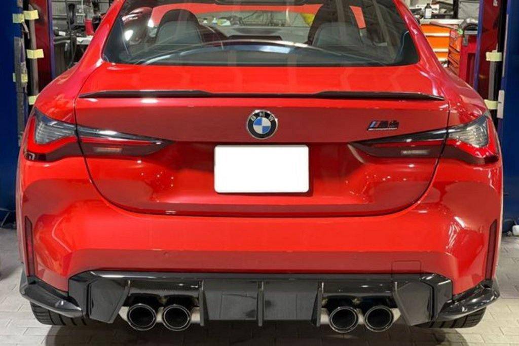 M Performance Carbon Fibre Rear Diffuser for BMW M3 & M4 (2021+, G80 G82 G83) - AUTOID® - Rear Diffusers - BMW M Performance
