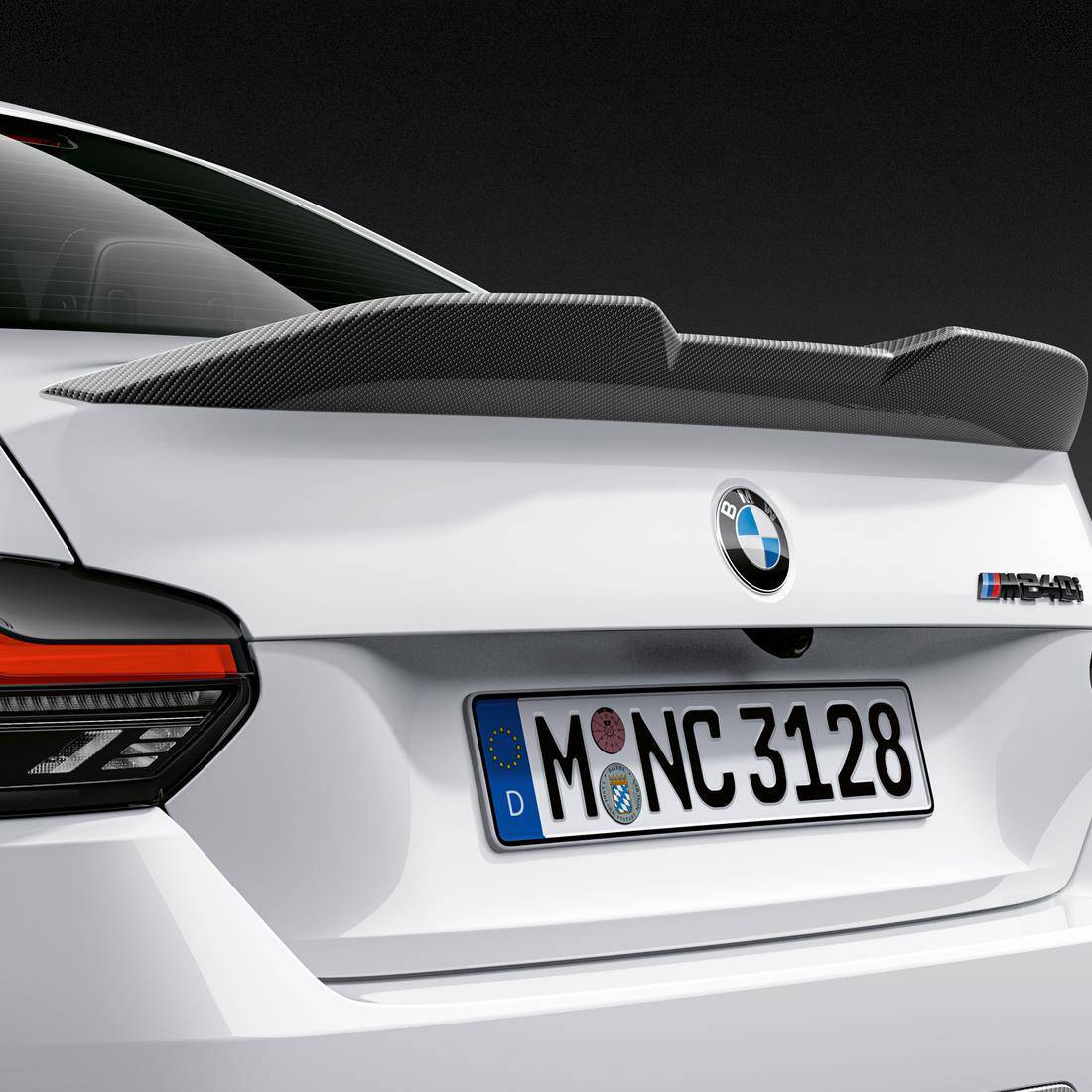 BMW 2 Series G42 & M2 G87 Genuine M Performance Carbon Fibre Rear Spoiler (2021+), Rear Spoilers, BMW M Performance - AUTOID | Premium Automotive Accessories