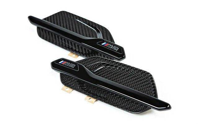 M Performance Carbon Fibre Side Fender Trims for BMW M2 & M2 Competition (2015-2021, F87) - AUTOID® - Fender Trim - BMW M Performance