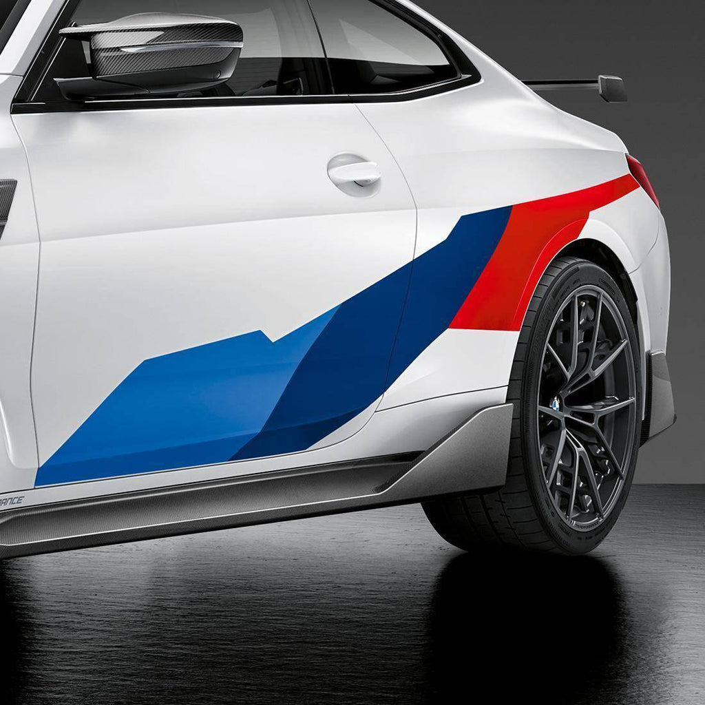 M Performance Decal Motorsport Stickers Set for BMW M4 (2021+, G82) - AUTOID® - Vinyl Overlays - BMW M Performance