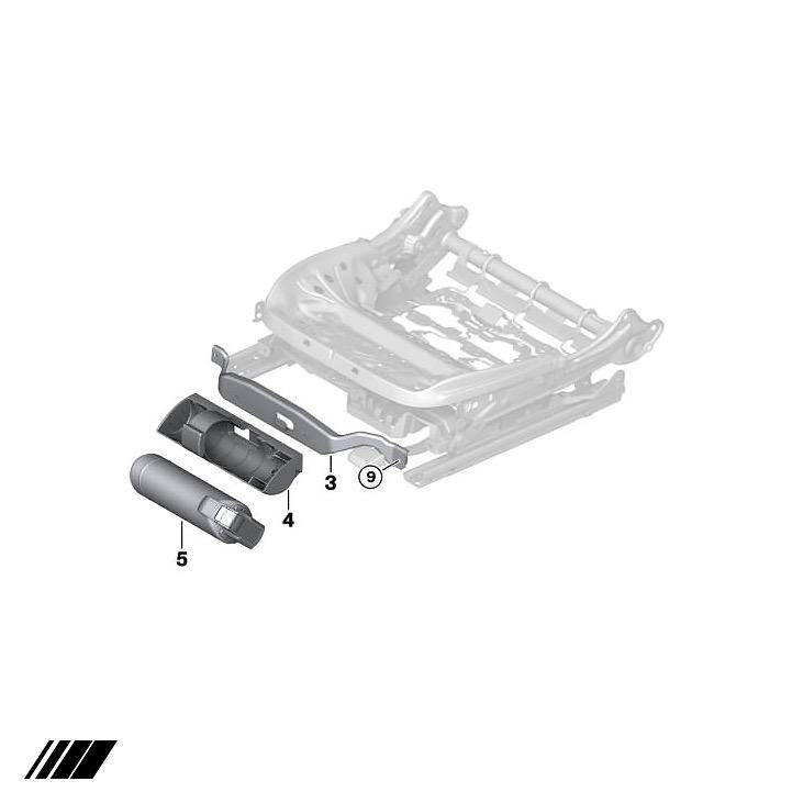 M Performance Fire Extinguisher Kit BMW M3 & M4 (2021+, G80 G81 G82 G83) - AUTOID - Installation Kits & Garage Tools - BMW M Performance