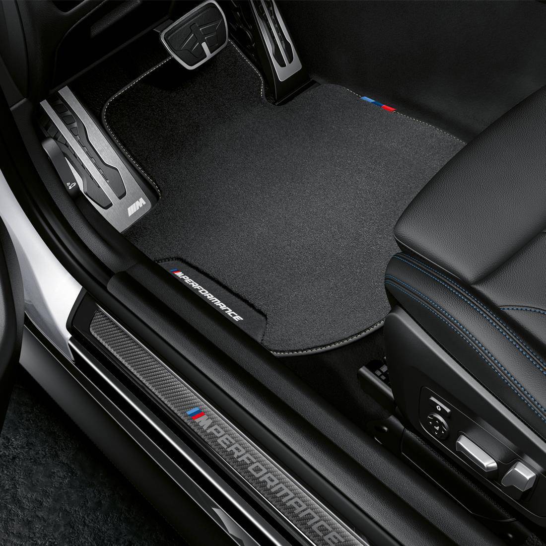 BMW 2 Series & M240i Genuine M Performance Floor Mats (2021+, G42), Floor Mats, BMW M Performance - AUTOID | Premium Automotive Accessories