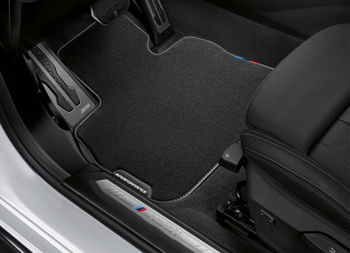 M Performance Floor Mats Set for BMW 1 Series & 2 Series (2019+, F40 F44) - AUTOID - Floor Mats - BMW M Performance