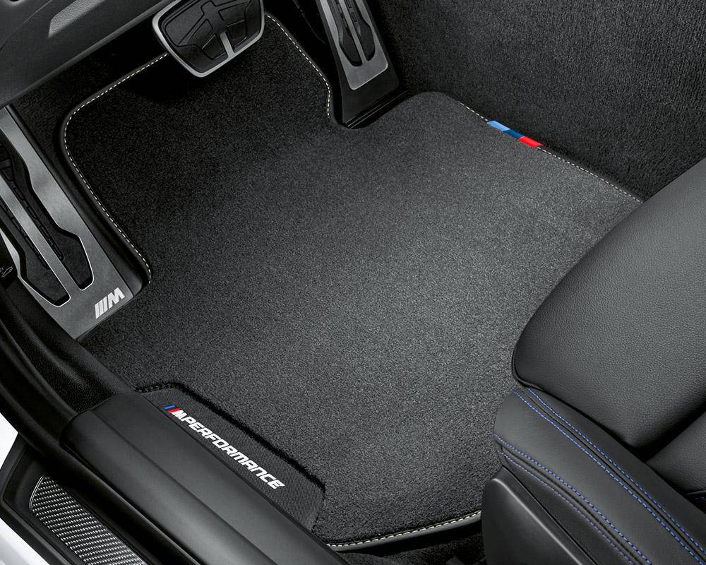 M Performance Floor Mats Set for BMW 4 Series & M4 (2020+, G22 G82), Floor Mats, BMW M Performance - AUTOID | Premium Automotive Accessories