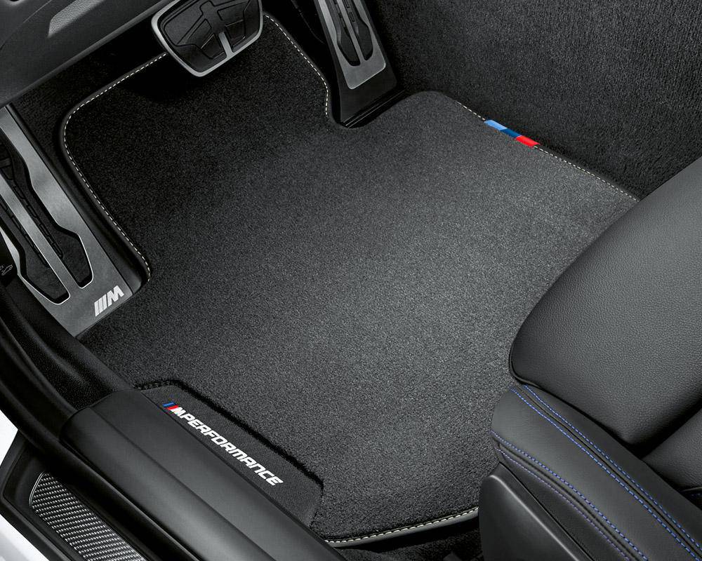 M Performance Floor Mats Set for BMW 4 Series & M4 (2020+, G22 G82) - AUTOID® - Floor Mats - BMW M Performance