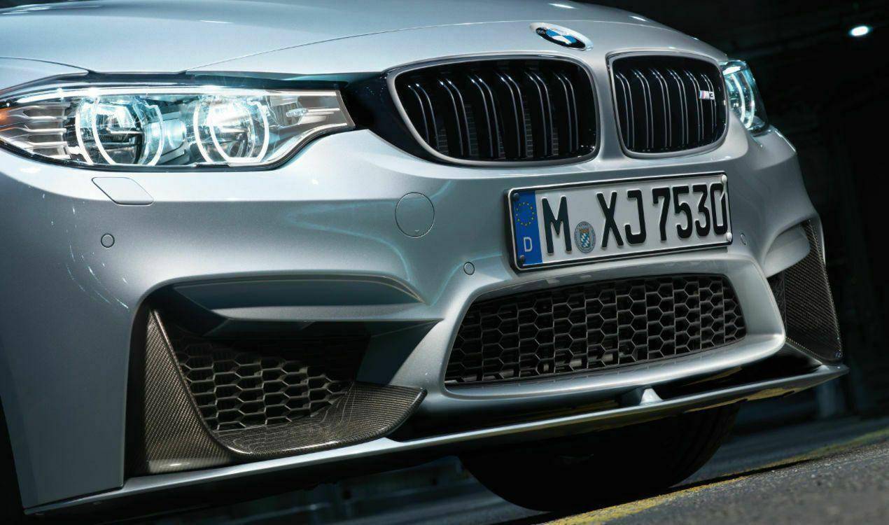 M Performance Front Bumper Inserts for BMW M3 & M4 (2014-2020, F80 F82) - AUTOID® - Bumper Inserts & Trim - BMW M Performance