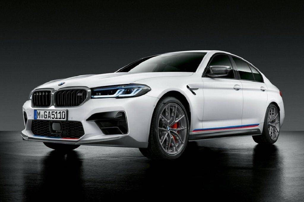 M Performance Front Side Splitters for BMW M5 LCI (2020-2023, F90) - AUTOID® - Front Lips & Splitters - BMW M Performance