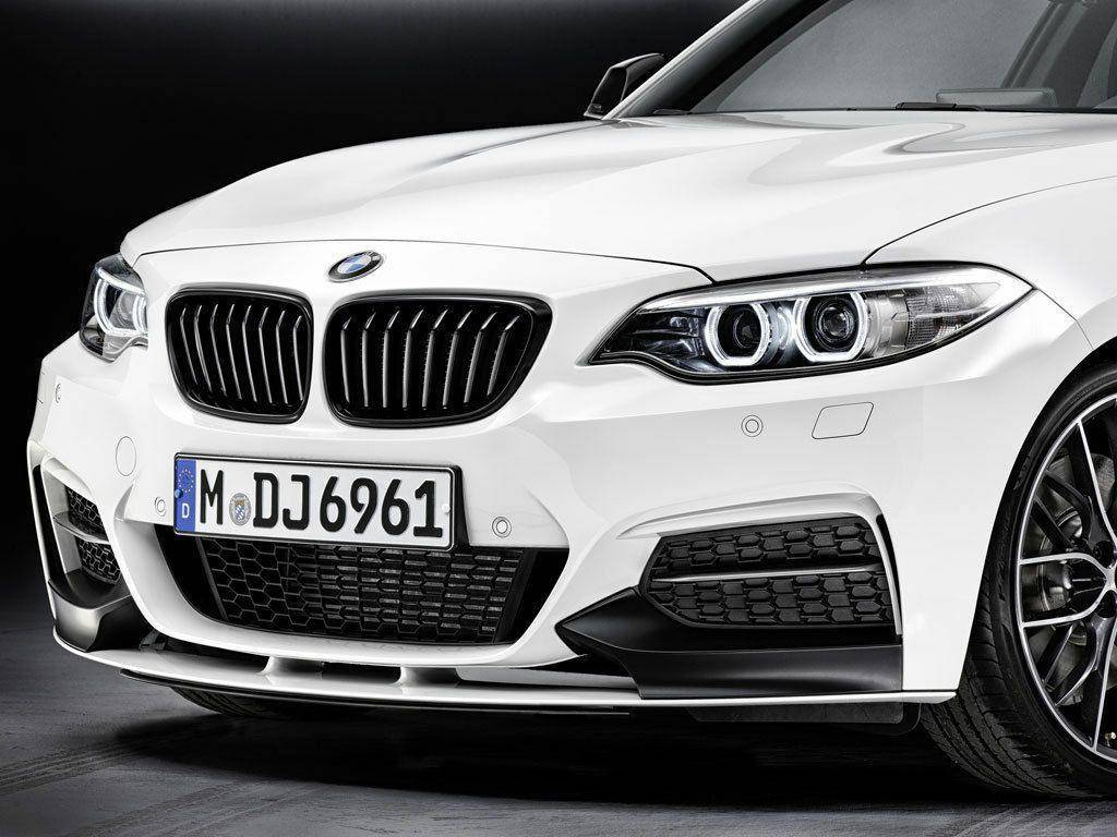 M Performance Front Splitter for BMW M235i & M240i (2014 - 2020, F22 F23) - AUTOID - Front Lips & Splitters - BMW M Performance