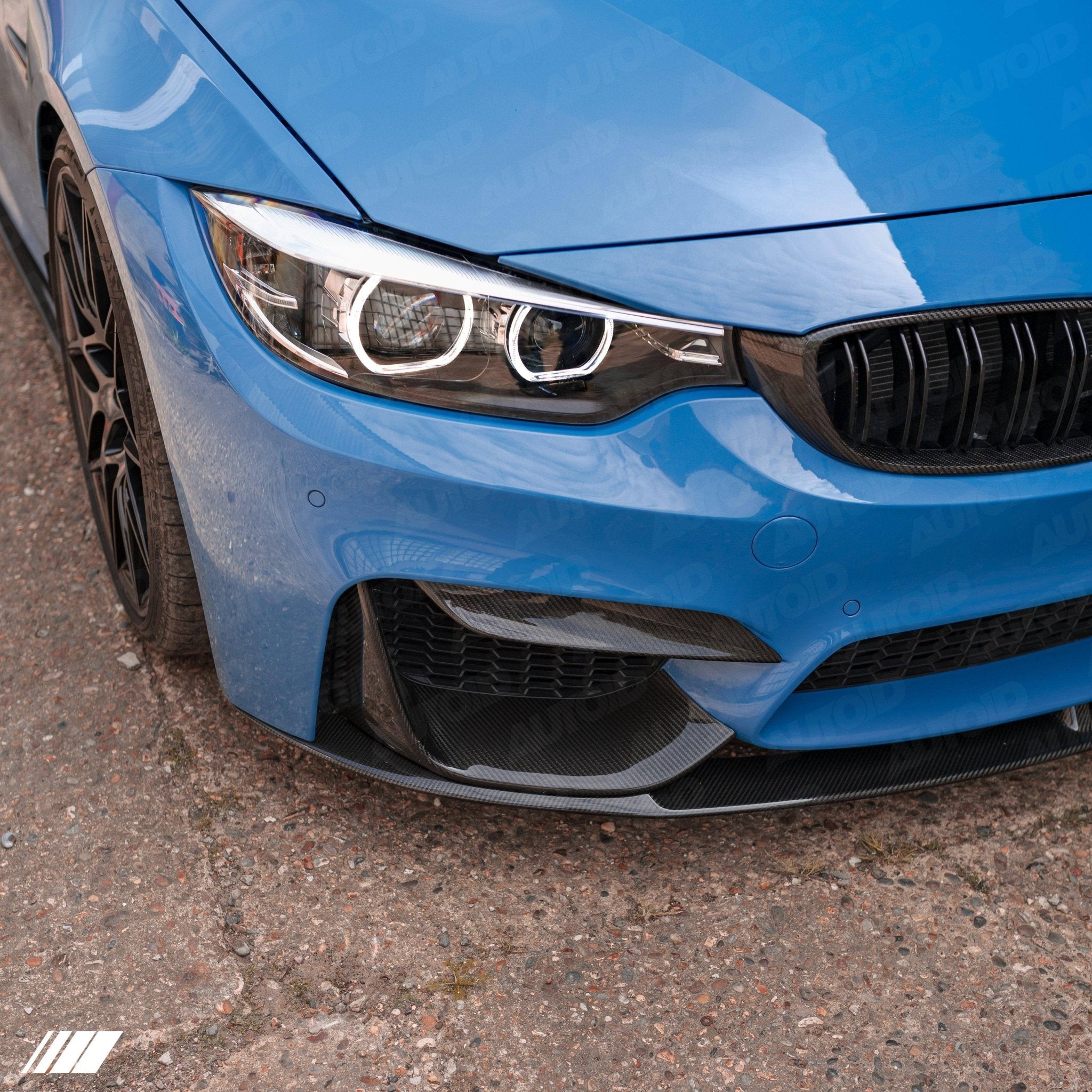 M Performance Front Splitter for BMW M3 & M4 (2014 - 2020, F80 F82) - AUTOID - Front Lips & Splitters - BMW M Performance