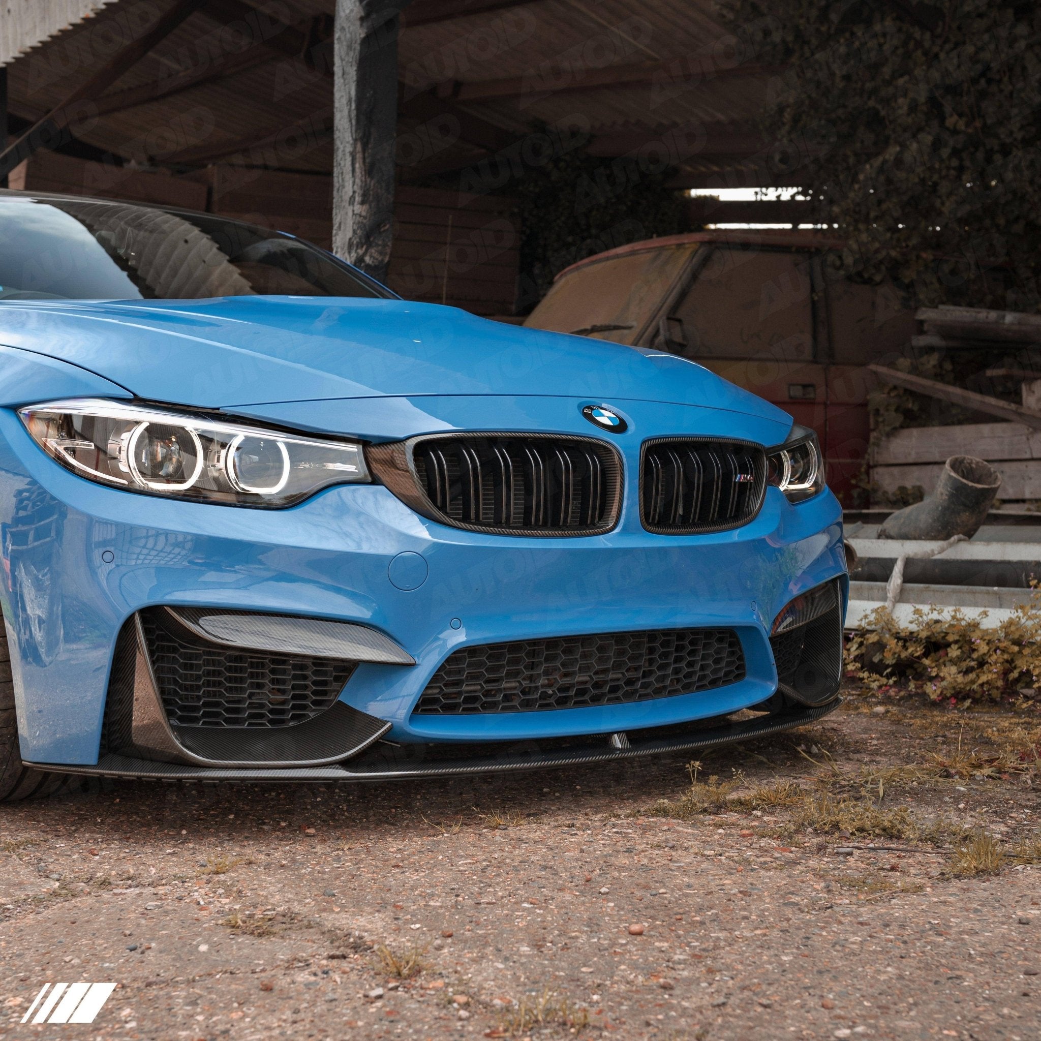 M Performance Front Splitter for BMW M3 & M4 (2014 - 2020, F80 F82) - AUTOID - Front Lips & Splitters - BMW M Performance