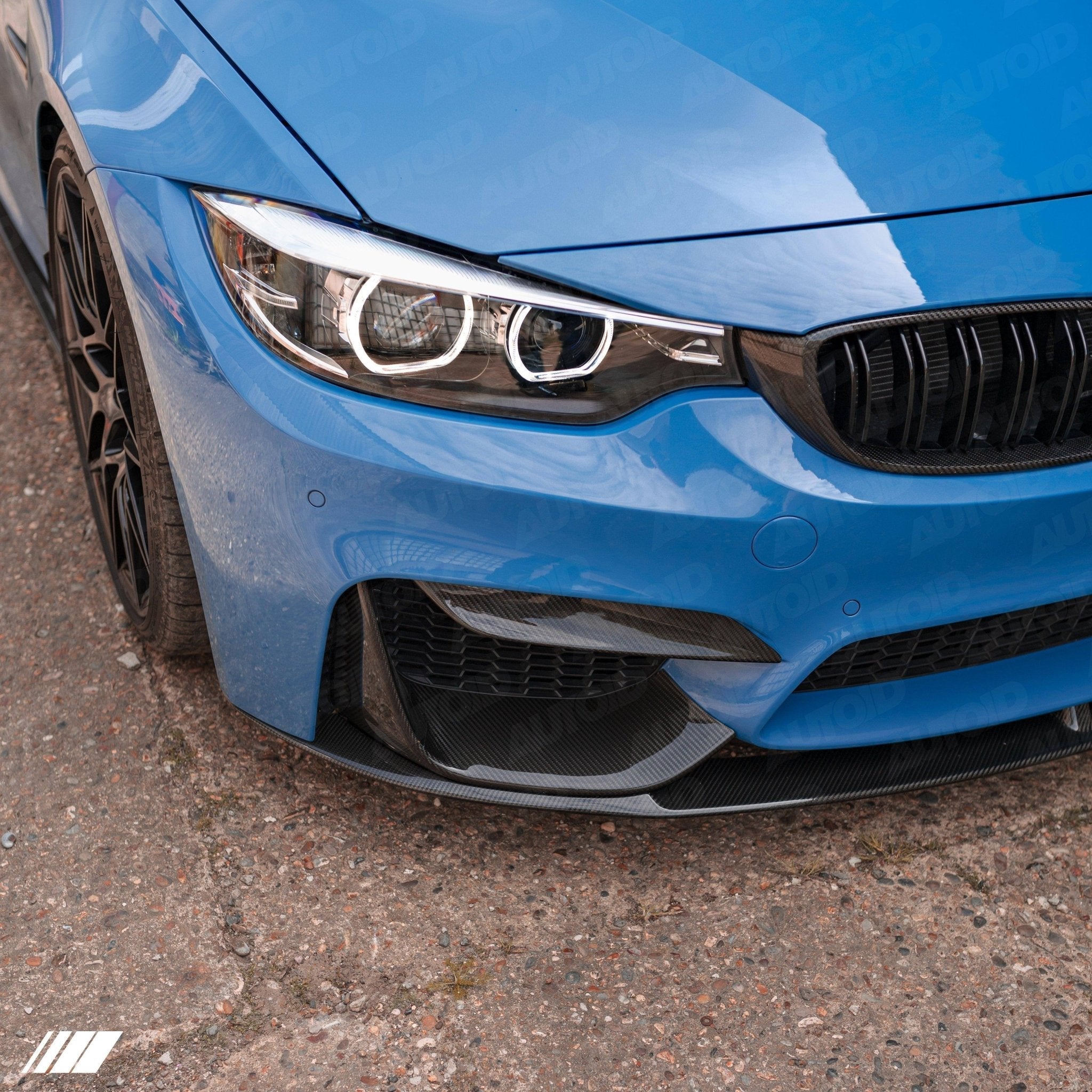 M Performance Front Splitter for BMW M3 & M4 (2014-2020, F80 F82) - AUTOID® - Front Lips & Splitters - BMW M Performance