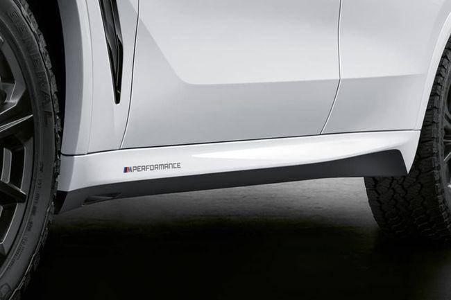 M Performance Frozen Black Side Sills Stickers Set for BMW X5 (2018+, G05), Vinyl Overlays, BMW M Performance - AUTOID | Premium Automotive Accessories
