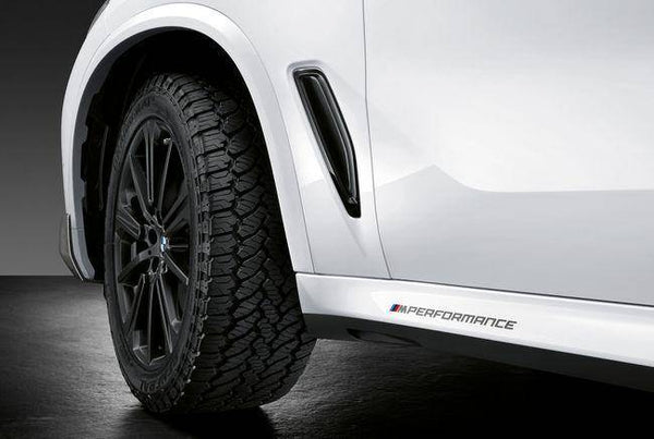 M Performance Frozen Black Side Sills Stickers Set for BMW X5