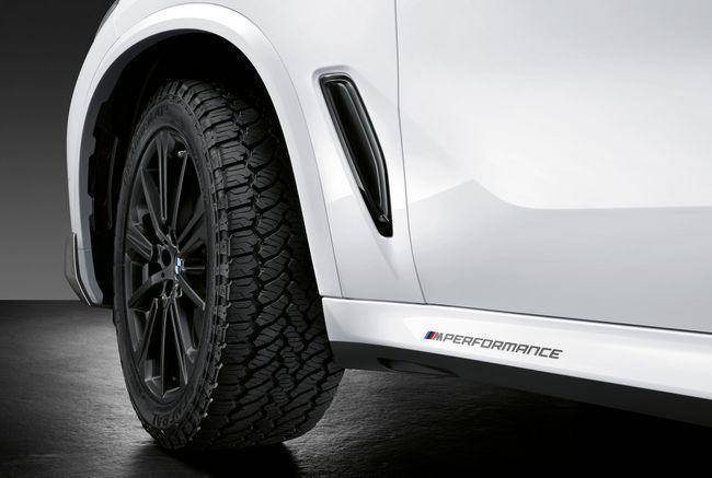 M Performance Frozen Black Side Sills Stickers Set for BMW X5 (2018+, G05) - AUTOID® - Vinyl Overlays - BMW M Performance