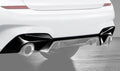 M Performance Gloss Black Rear Diffuser for BMW 3 Series (2018+, G20 G21) - AUTOID® - Rear Diffusers - BMW M Performance