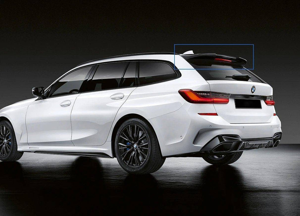 M Performance Gloss Black Rear Spoiler for BMW M3 Touring & 3 Series Touring (2018+, G21 G81) - AUTOID® - Rear Spoilers - BMW M Performance