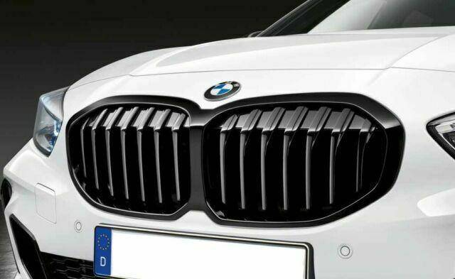 M Performance Gloss Black Slatted Grille for BMW 1 Series & M135i (2019-2024, F40) - AUTOID® - Front Grille - BMW M Performance