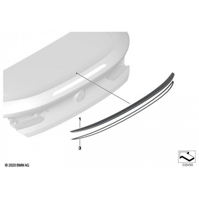 M Performance Primed Rear Spoiler for BMW 8 Series & M8 (2019+, G13 F93) - AUTOID® - Rear Spoilers - BMW M Performance