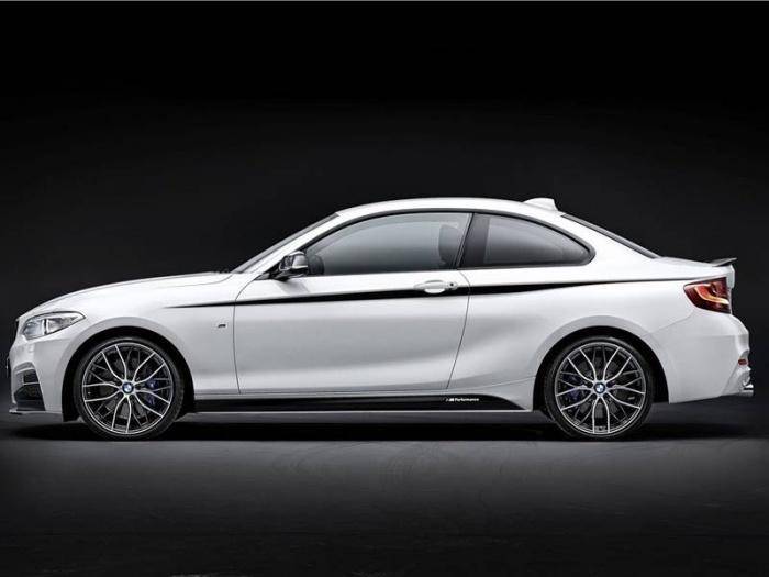 M Performance Side Sill Decal Stickers for BMW 1 Series & 2 Series (2014-2020, F20 F21 F22 F23) - AUTOID® - Vinyl Overlays - BMW M Performance