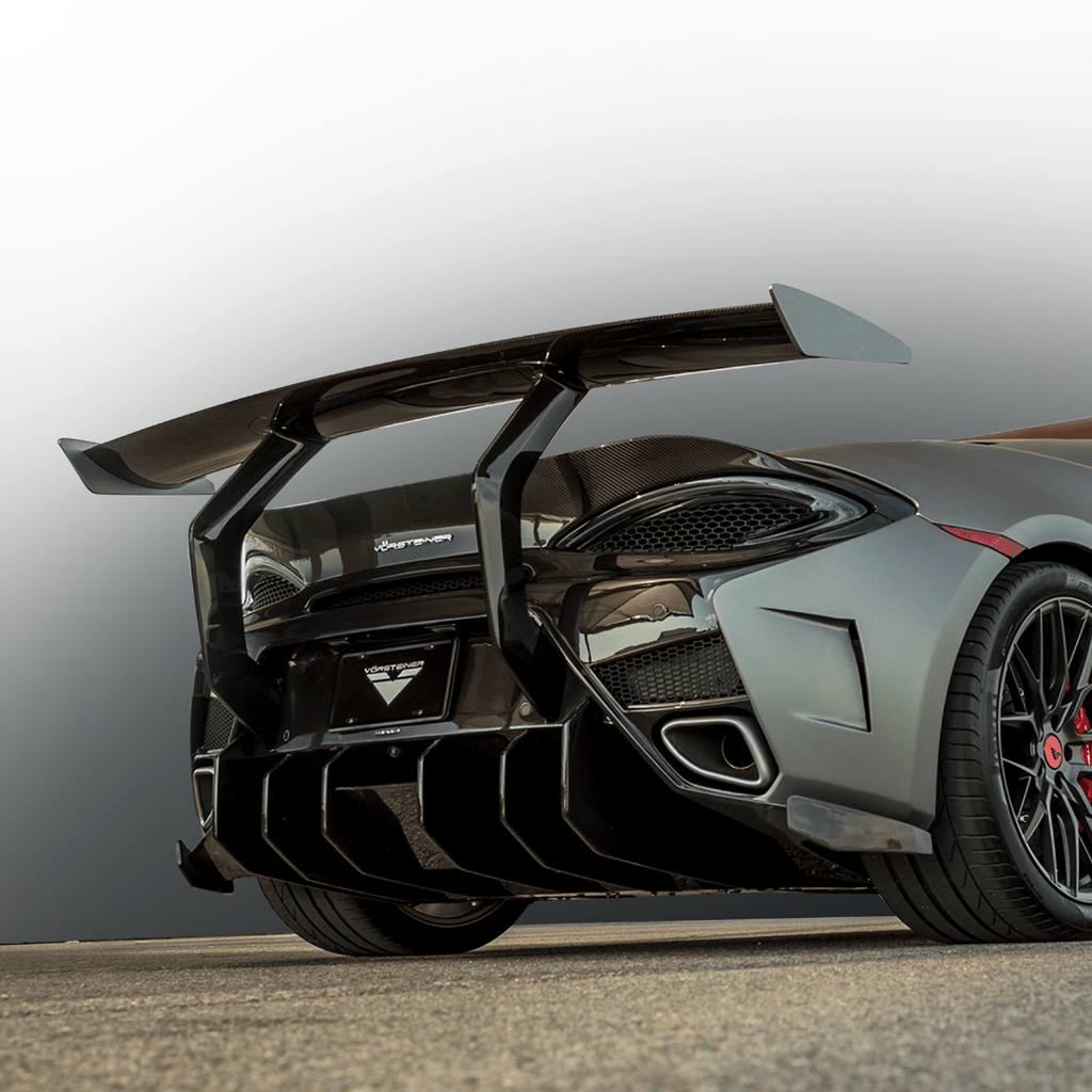 McLaren 570S VX Aero Rear Bumper w/ Rear Diffuser - AUTOID - Front & Rear Bumpers - Vorsteiner