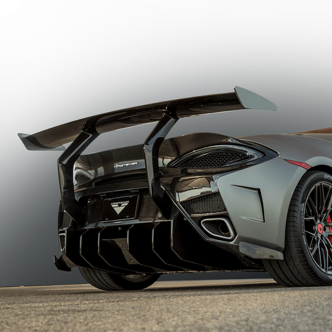 McLaren 570S VX Aero Rear Bumper w/ Rear Diffuser - AUTOID - Front & Rear Bumpers - Vorsteiner