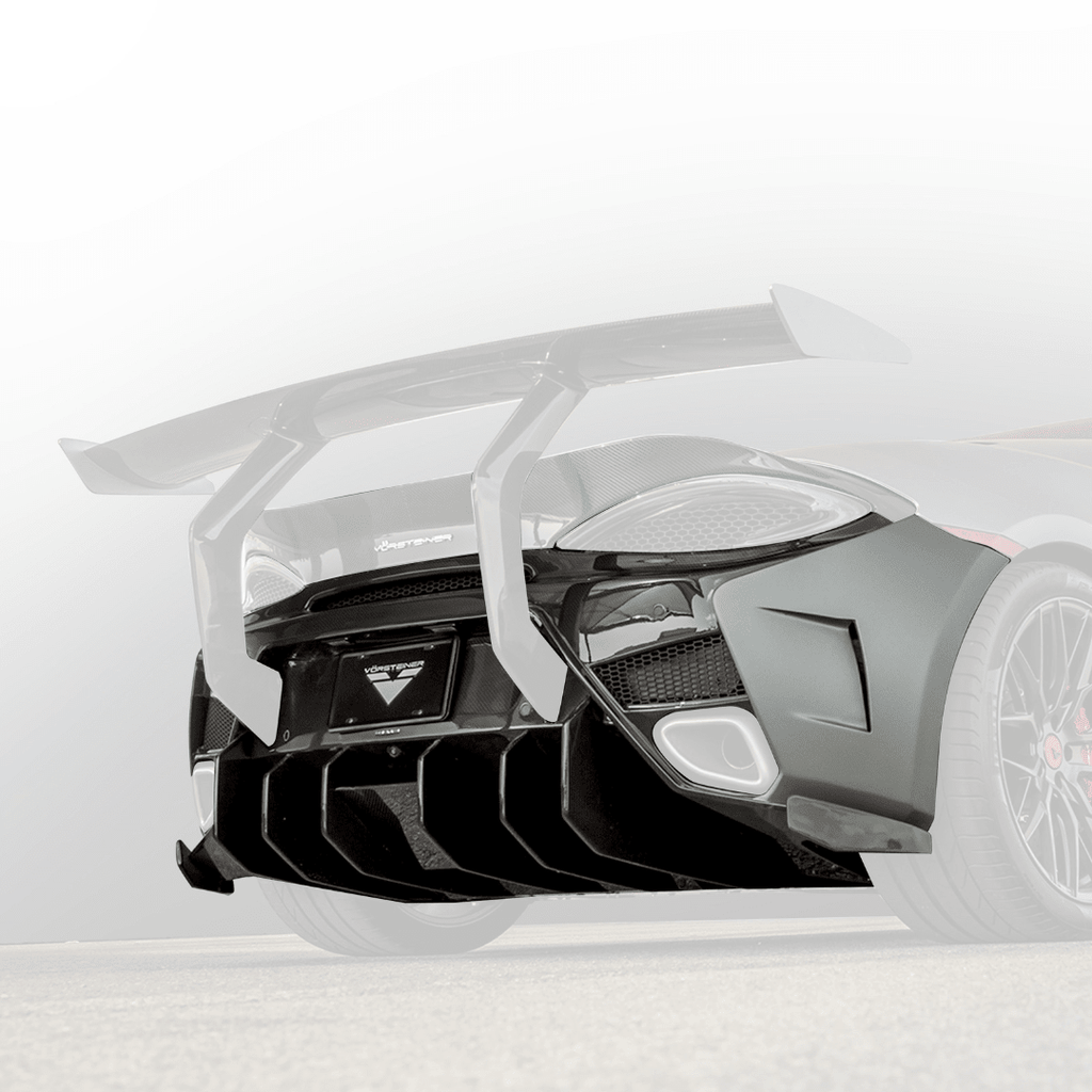 McLaren 570S VX Aero Rear Bumper w/ Rear Diffuser - AUTOID® - Front & Rear Bumpers - Vorsteiner