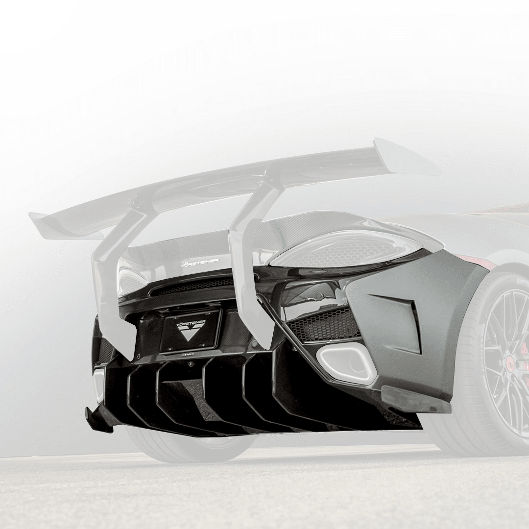 McLaren 570S VX Aero Rear Bumper w/ Rear Diffuser - AUTOID® - Front & Rear Bumpers - Vorsteiner
