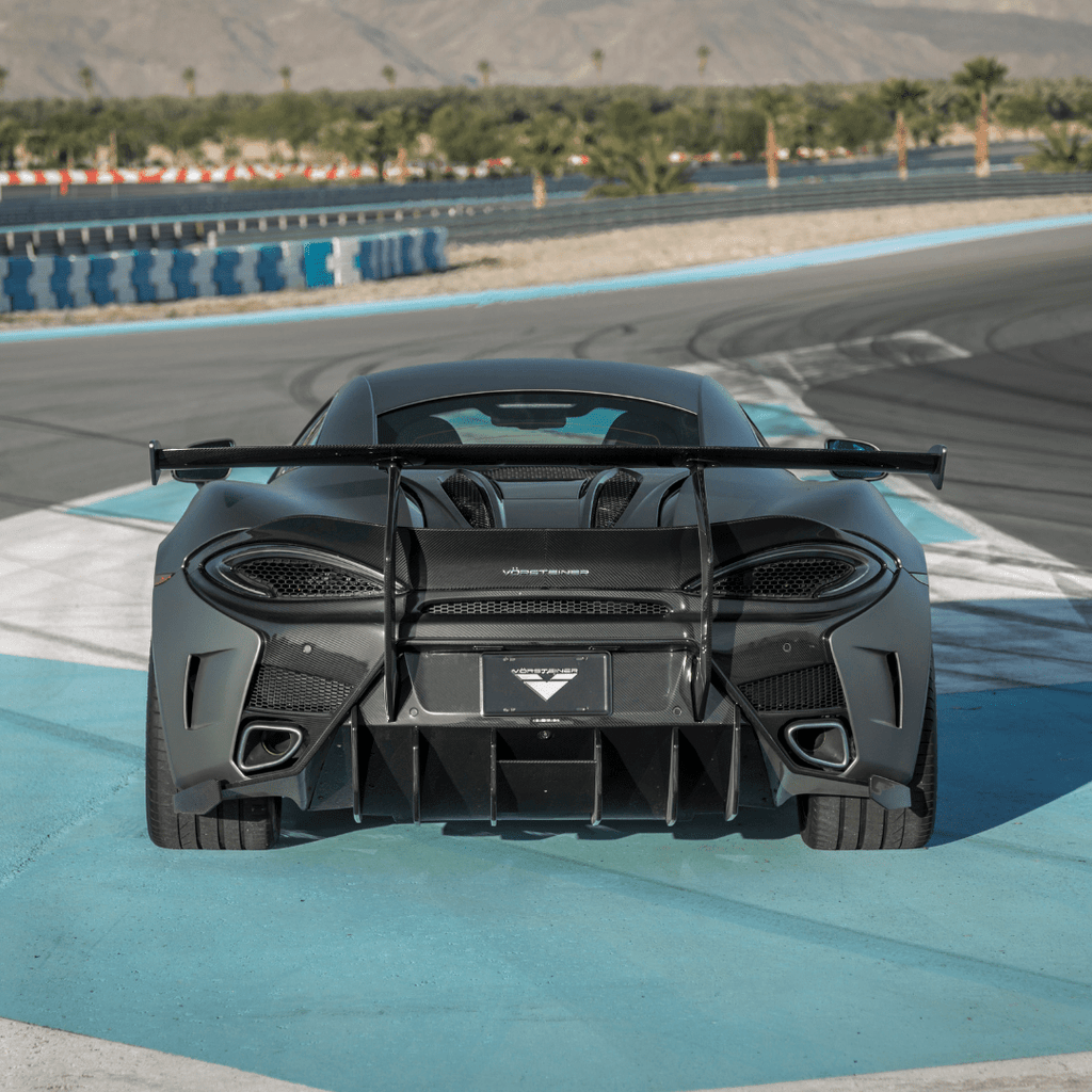 McLaren 570S VX Aero Rear Bumper w/ Rear Diffuser - AUTOID - Front & Rear Bumpers - Vorsteiner