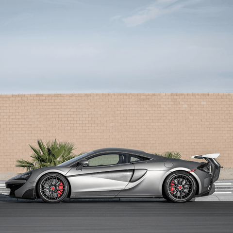 Mclaren 570S VX Aero Wing Blade Carbon Fiber w/ Carbon Fiber Uprights by Vorsteiner - AUTOID® - Rear Wings - Vorsteiner