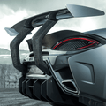 Mclaren 570S VX Aero Wing Blade Carbon Fiber w/ Carbon Fiber Uprights by Vorsteiner - AUTOID® - Rear Wings - Vorsteiner