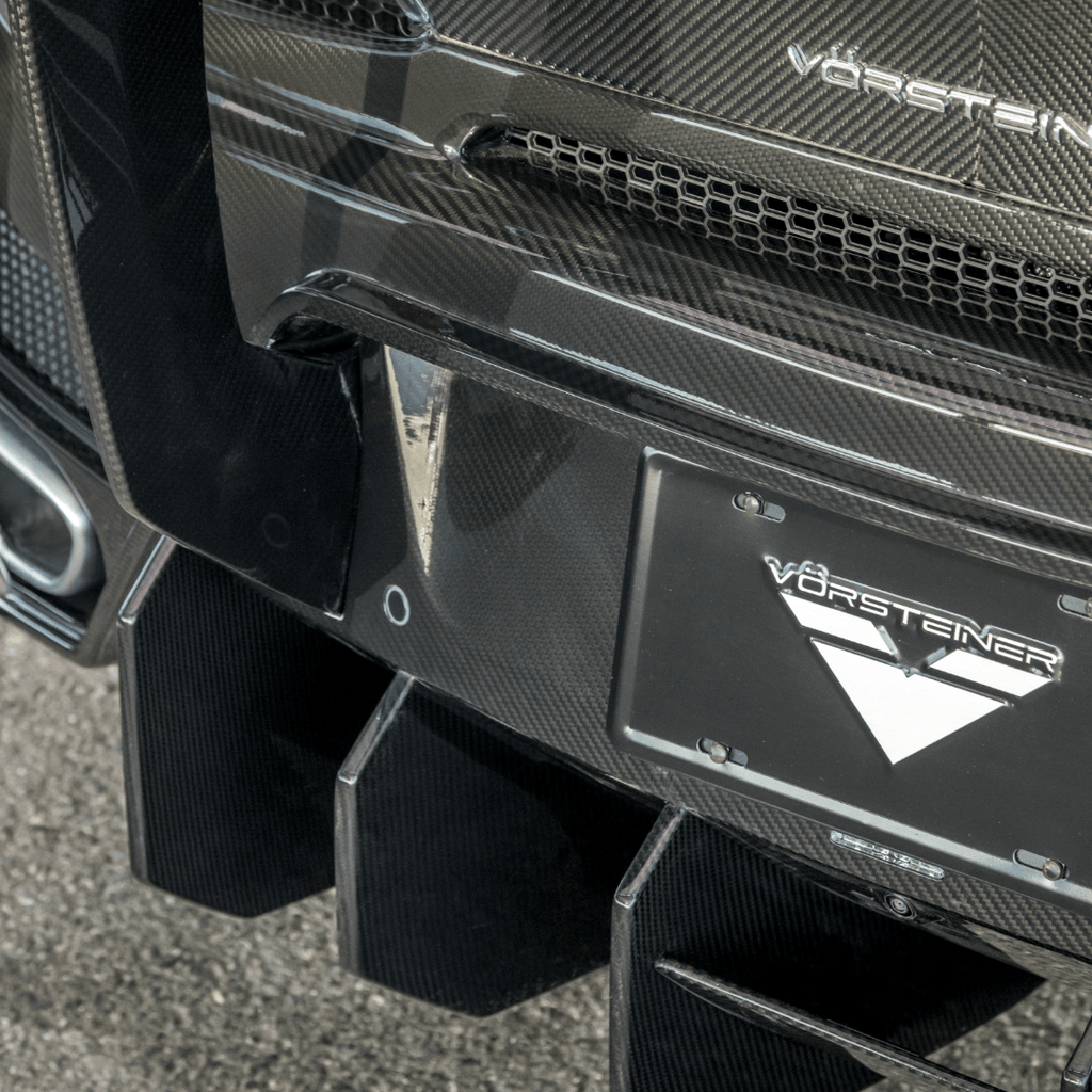 Mclaren 570S VX Aero Wing Blade Carbon Fiber w/ Carbon Fiber Uprights by Vorsteiner - AUTOID - Rear Wings - Vorsteiner