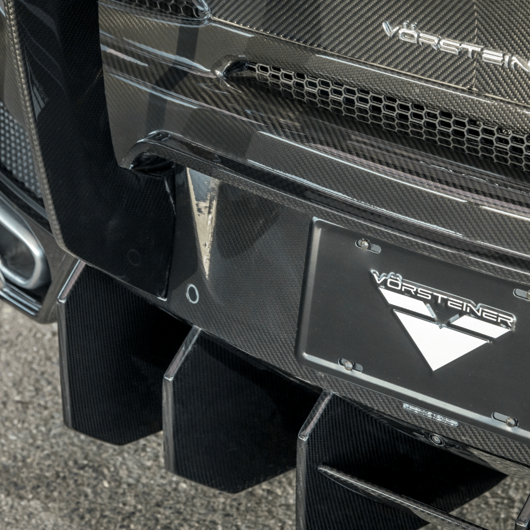 Mclaren 570S VX Aero Wing Blade Carbon Fiber w/ Carbon Fiber Uprights by Vorsteiner - AUTOID - Rear Wings - Vorsteiner