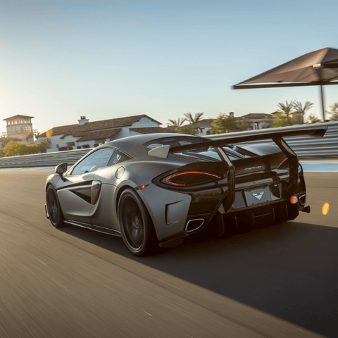 Mclaren 570S VX Aero Wing Blade Carbon Fiber w/ Carbon Fiber Uprights by Vorsteiner - AUTOID® - Rear Wings - Vorsteiner