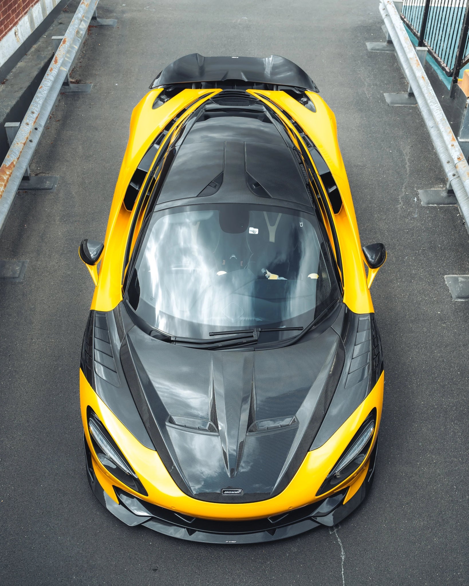 McLaren 720s Carbon Fibre Front Splitter - AUTOID® - Front Lips & Splitters - CT Design