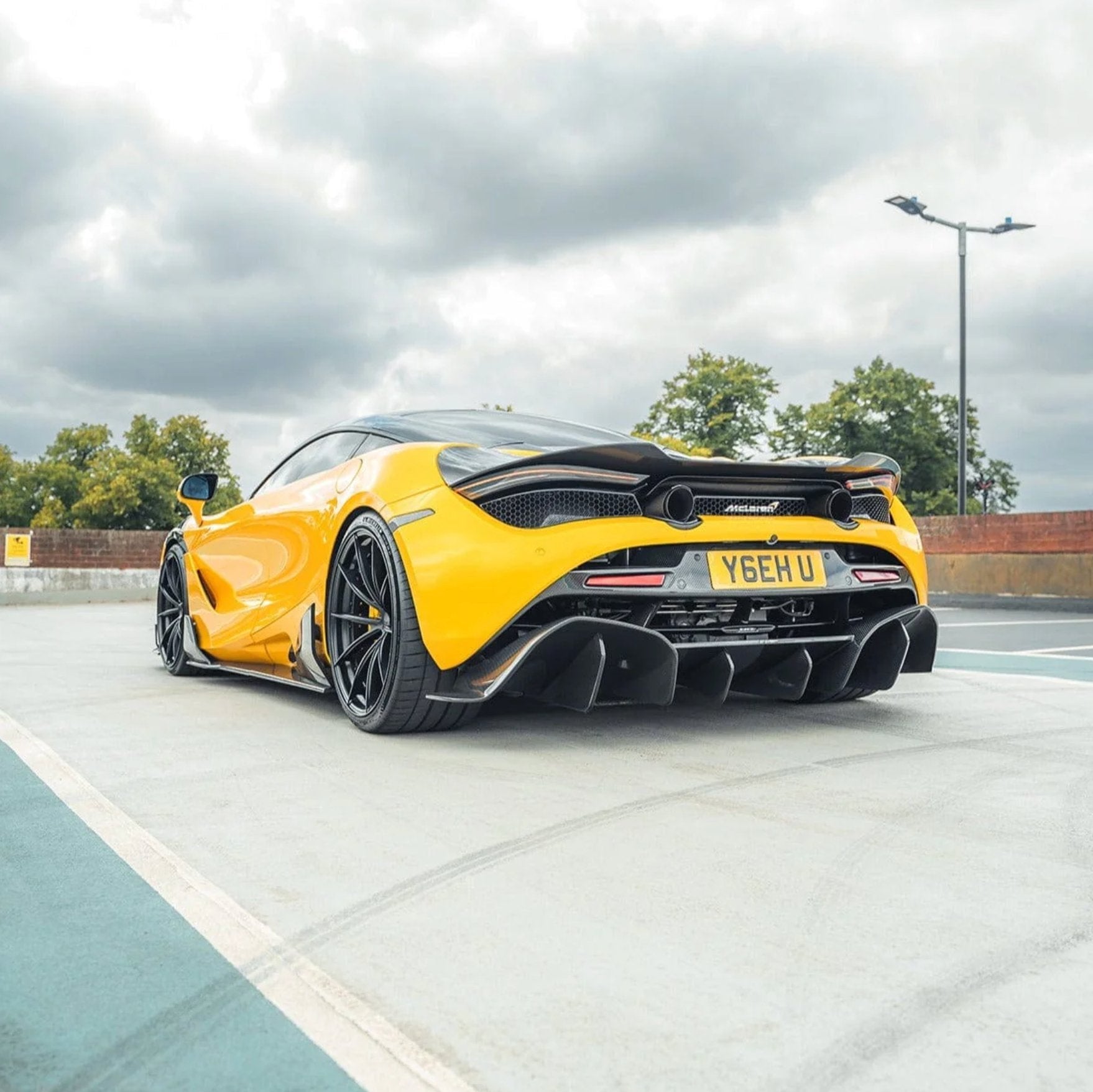 McLaren 720s Carbon Fibre Rear Diffuser - AUTOID® - Front Lips & Splitters - CT Design