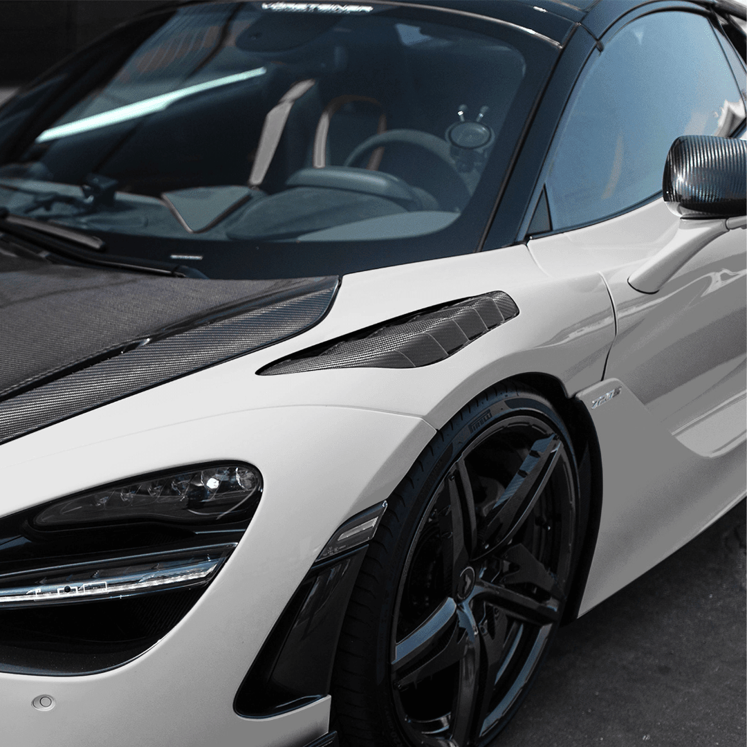 McLaren 720S Spyder Silverstone Edition Aero Front Fenders w/ Integrated Vents by Vorsteiner - AUTOID® - Replacement Fenders - Vorsteiner