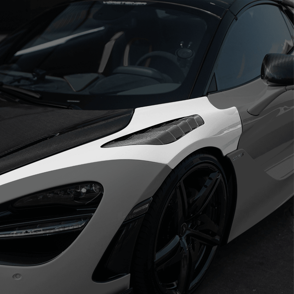 McLaren 720S Spyder Silverstone Edition Aero Front Fenders w/ Integrated Vents by Vorsteiner - AUTOID® - Replacement Fenders - Vorsteiner