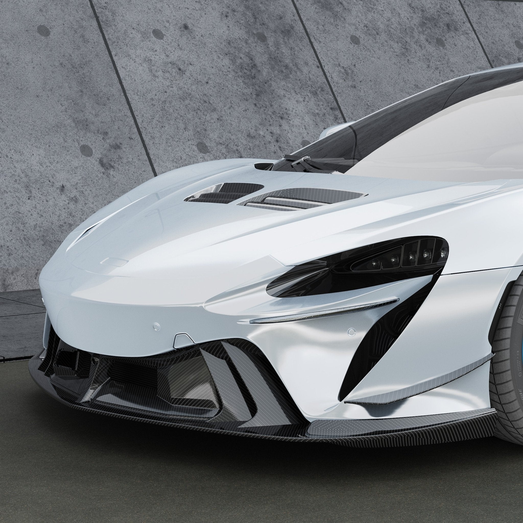McLaren Artura GP63 Front Spoiler by Vorsteiner - AUTOID® - Front Lips & Splitters - Vorsteiner