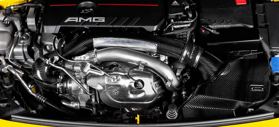 Mercedes A250, A35 AMG W177, CLA 35 AMG & CLA250 Eventuri Carbon Fibre Turbo Tube - AUTOID - Air Intakes - Eventuri