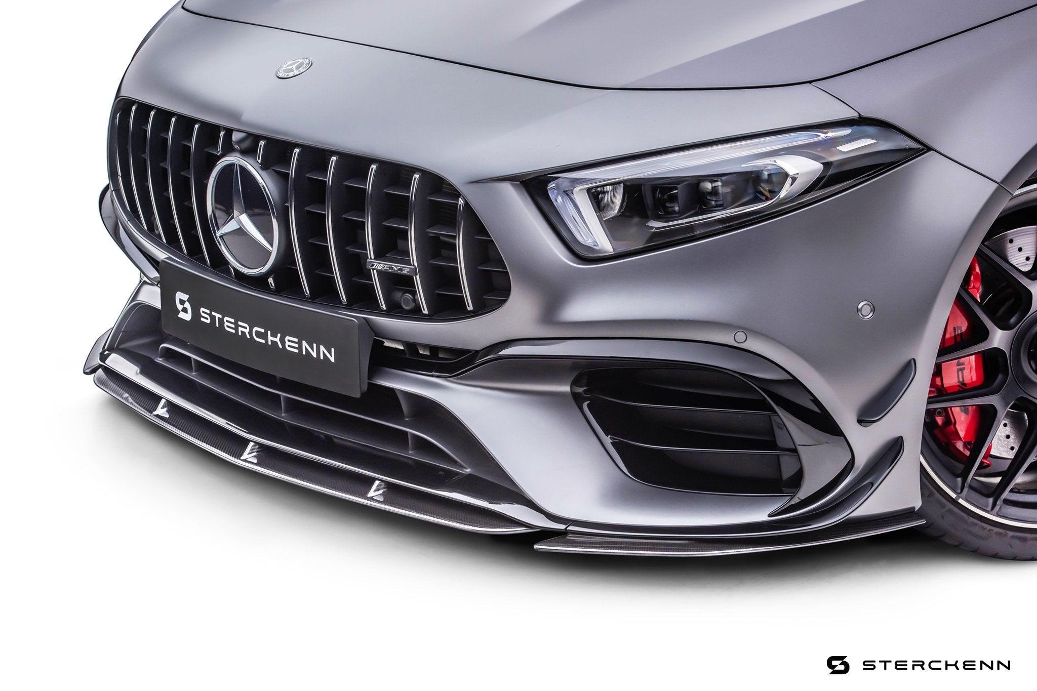 Mercedes A45 AMG W177 Carbon Fibre Front Lip by Sterckenn (2020-2023) - AUTOID® - Front Lips & Splitters - Sterckenn