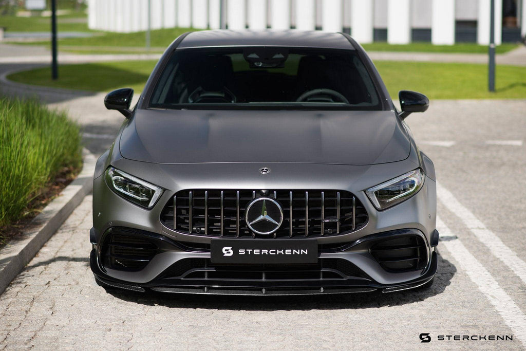 Mercedes A45 AMG W177 Carbon Fibre Front Lip by Sterckenn (2020-2023) - AUTOID® - Front Lips & Splitters - Sterckenn