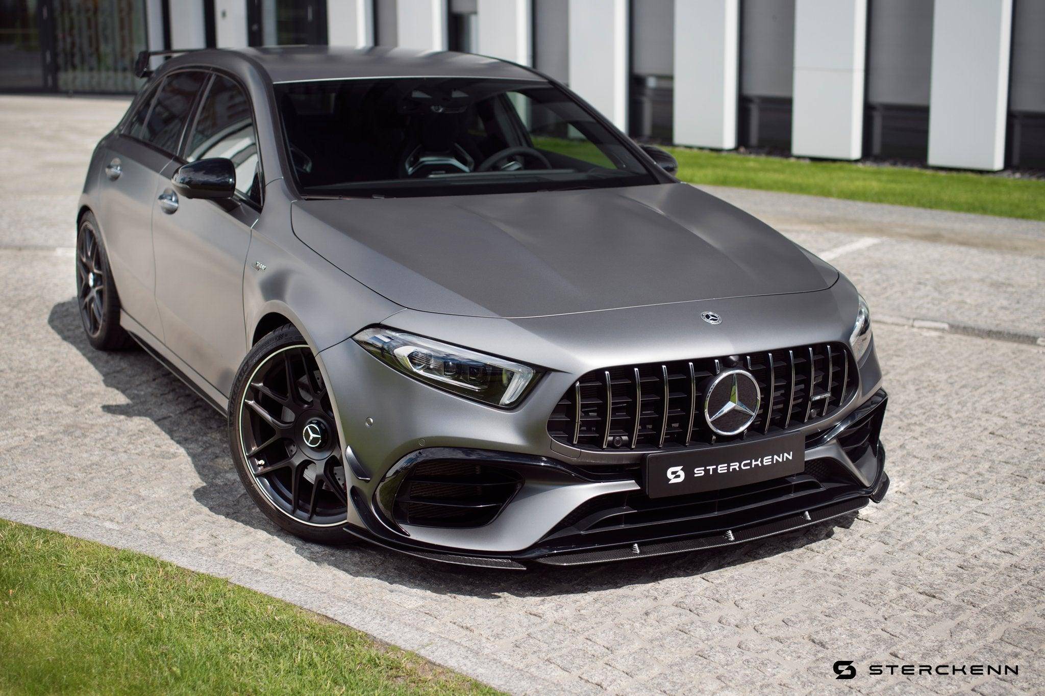 Mercedes A45 AMG W177 Carbon Fibre Front Lip by Sterckenn (2020-2023) - AUTOID® - Front Lips & Splitters - Sterckenn