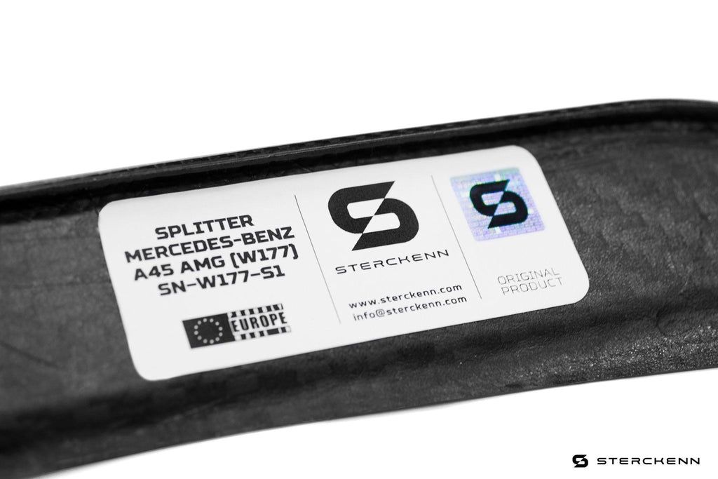 Mercedes A45 AMG W177 Carbon Fibre Front Lip by Sterckenn (2020-2023) - AUTOID® - Front Lips & Splitters - Sterckenn