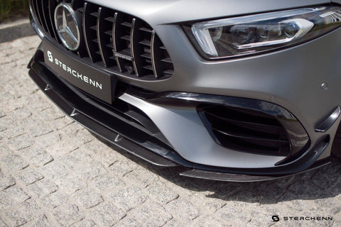 Mercedes A45 AMG W177 Carbon Fibre Front Lip by Sterckenn (2020-2023) - AUTOID® - Front Lips & Splitters - Sterckenn