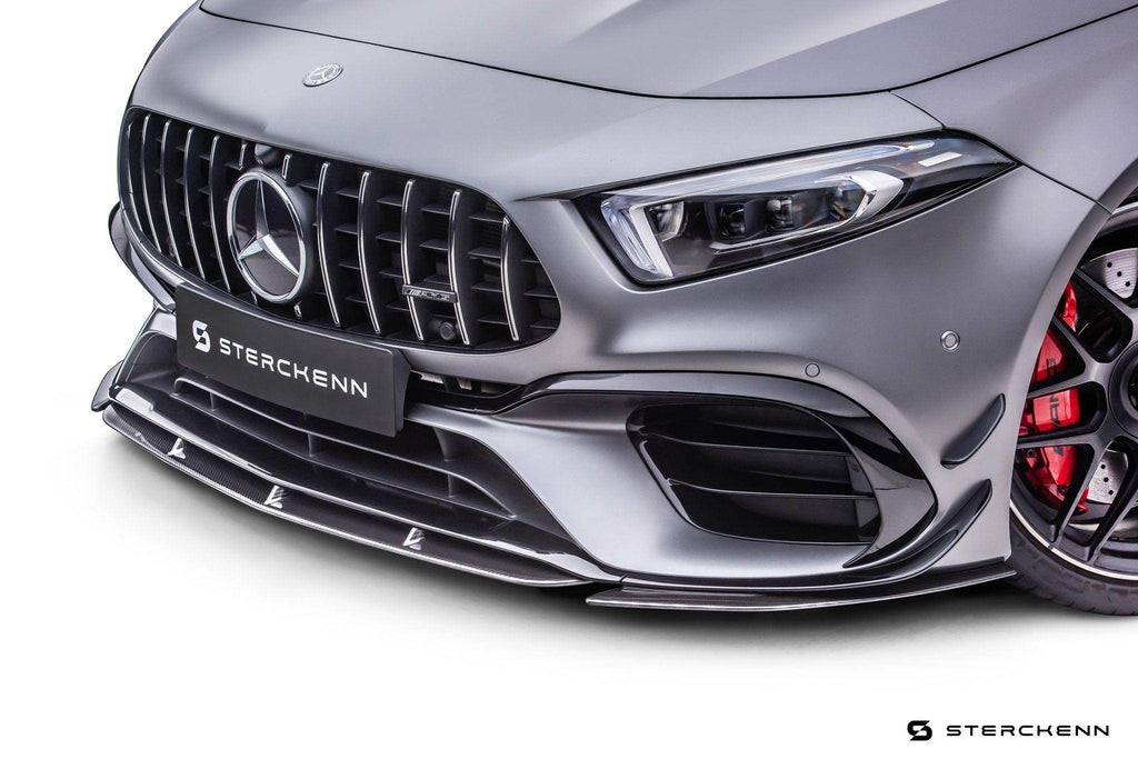 Mercedes A45 AMG W177 Carbon Fibre Front Lip by Sterckenn (2020-2023) - AUTOID® - Front Lips & Splitters - Sterckenn