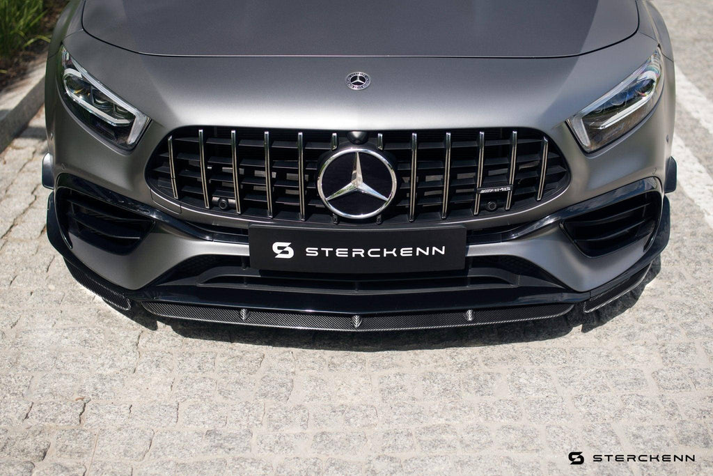 Mercedes A45 AMG W177 Carbon Fibre Front Lip by Sterckenn (2020-2023) - AUTOID® - Front Lips & Splitters - Sterckenn