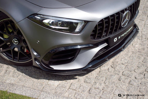 Mercedes A45 AMG W177 Carbon Fibre Front Lip by Sterckenn (2020-2023) - AUTOID® - Front Lips & Splitters - Sterckenn