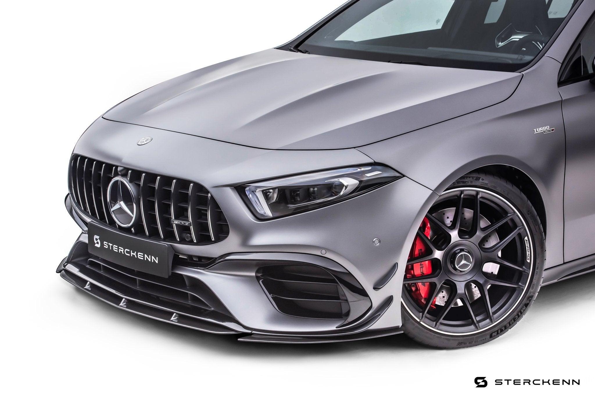 Mercedes A45 AMG W177 Carbon Fibre Front Lip by Sterckenn (2020-2023) - AUTOID® - Front Lips & Splitters - Sterckenn