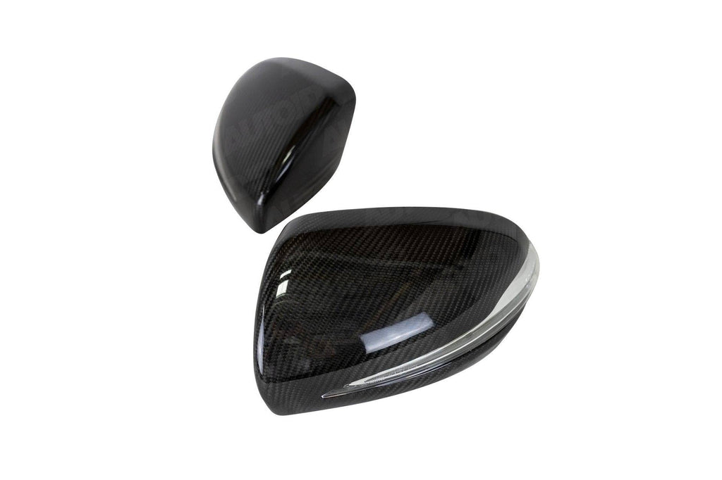Mercedes C Class & C63 W205 Pre-preg Carbon Fibre Mirror Covers by FORM (2014-2021) - AUTOID® - Mirror Covers - FORM Industries